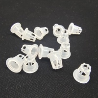 Bouchon compte-gouttes transparent en PE pour flacon d'huile essentielle, insert anti-goutte, réducteur d'orifice, pipette compte-gouttes, avec tampon de nettoyage