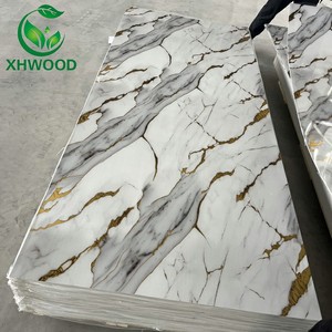 Lambrin feuille de marbre <span class=keywords><strong>PVC</strong></span> UV très brillante à bon prix de gros pour la décoration intérieure de la salle de bain et de la cuisine - Product Image 6