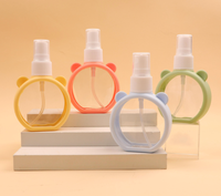 Flacon pulvérisateur rechargeable portable de 60 ml, couleur macaron, en PET, à pression, pour parfum