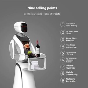 <strong>Multifunctional</strong> <strong>Robot</strong> Intelligent Hotel Restaurant <strong>Robot</strong> Automatic Obstacle Avoidance Service Meal Delivery <strong>Robot</strong> - Product Image 6