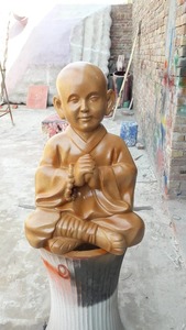 Figura de Buda Pequeño de Fibra de Vidrio de Alta Calidad, Escultura Budista Tranquila para Hogar, Oficina, Jardín, Resort, Hotel, Proveedor al por Mayor - Product Image 6