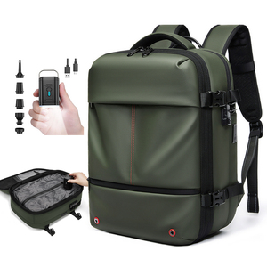 Zaino da Viaggio Espandibile Salvaspazio con Lucchetto TSA, Zaino Antifurto per Viaggi d'Affari, Borsa Ermetica con Compressione Sottovuoto - Product Image 1
