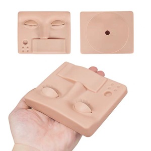 หัวหุ่นซิลิโคน 3 มิติ สำหรับฝึกสักคิ้วไมโครเบลดดิ้งและต่อขนตา - Product Image 2