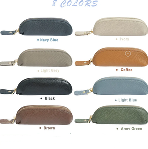 2026 Elegant Solid Color Women Genuine <b>Leather</b> Mini Coin Purse Women Mini Coin Purse Wallets Multi Colour Coin Card Storage Bag - Product Image 4