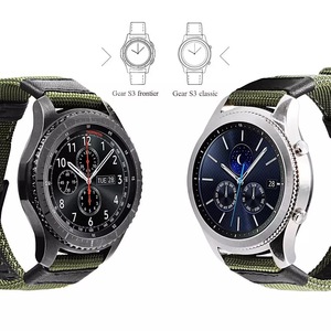 Bracelets de montre de remplacement en toile à dégagement rapide Bracelet de montre <span class=keywords><strong>sport</strong></span> 22mm 20mm Bracelets en nylon Bracelet de montre de fixation noir <span class=keywords><strong>bleu</strong></span> - Product Image 6