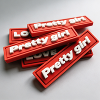 Patchs en silicone 3D personnalisés pour vêtements, patchs en caoutchouc PVC en relief pour vêtements, transfert thermique pour uniformes, casquettes, sacs, vestes