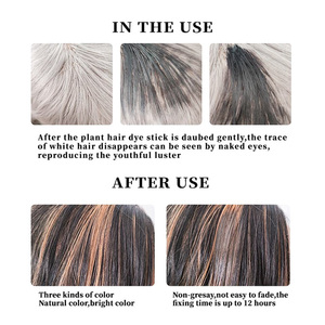 Penna per Tintura Capelli con Logo Personalizzato, Etichetta Privata, Correttore per Ritocchi alla Radice, Nero/Marrone Scuro/Marrone Naturale, Pennello per Tintura Capelli - Product Image 5