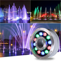 Optimum Show Meilleure vente IP68 étanche LED RGB DMX 512 personnalisé puissance lumière sous-marine trou moyen danse fontaine lumières