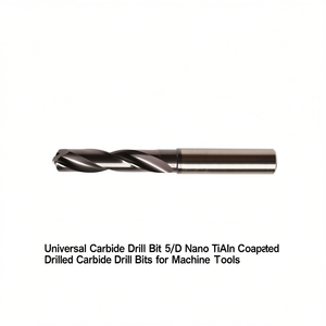 ดอกสว่านคาร์ไบด์อเนกประสงค์ 5xD เคลือบนาโน TiAlN สำหรับเครื่องมือกล - Product Image 2