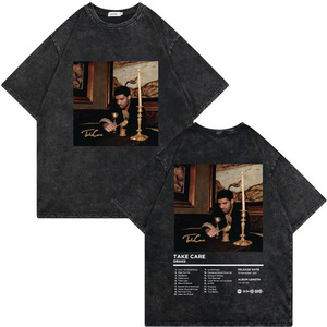Drake Album Singer Nuova maglietta grafica stile Harajuku Hip Hop Music <span class=keywords><strong>Rap</strong></span> Comoda - Product Image 4