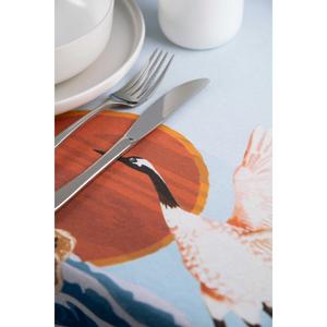 Tovaglia Excelsa in Cotone Fuji 140x240 Cm Multicolore Design Giapponese - Product Image 4