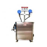 Ligne de production semi-automatique de remplissage de liquide pour machine de parfumerie à 4 buses pour l'emballage d'eau et de verre pour la fabrication de parfums