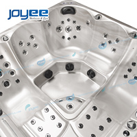 Bain à remous extérieur 2m pour 5 personnes, idéal pour villa, spa carré acrylique de massage JOYEE, modèle très demandé