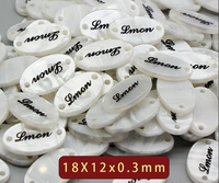 Logotipo Personalizado Color Forma Tamaño Teñido Colorido 1 Agujero 2 Agujeros 12mm 15mm 18mm 20mm Camisa Accesorio Poliéster Resina Botones