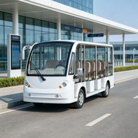 Bus de tourisme électrique de luxe, fermé, 14 places, de bonne qualité, à bas prix, pour hôtel, complexe hôtelier, parc personnalisé, visites touristiques