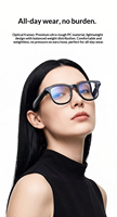 Lunettes Intelligentes A2C avec Caméra, Traduction IA, Photo et Vidéo 800W, Reconnaissance d'Images, Appels et Musique