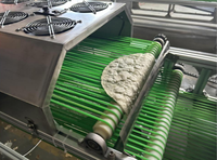 Machine commerciale de fabrication de pain pita arabe, ligne de production de pain plat roti, prix