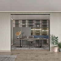 Juego de Muebles de Dormitorio de Madera Gris Personalizado de Primera Calidad, Juego de Dormitorio Principal para Proyectos de Personalización Integral de la Casa