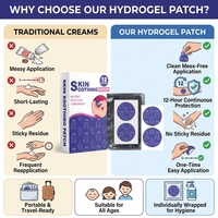 Patchs anti-démangeaisons naturels bleus solides, écologiques et portables, sans produits chimiques, pour soulager les piqûres de moustiques, accessoires après piqûre pour enfants et adultes