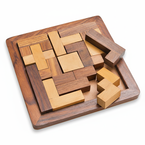 Rompecabezas de madera para niños y adultos Desafío Rompecabezas de madera Juegos de rompecabezas para fiesta familiar Regalo Juegos de cerebro - Product Image 1