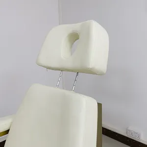 Traitement d'épilation à la cire électrique de luxe Extension de cils Table de massage hydraulique Guangdong Lit cosmétique pour cils Lit de beauté pour salon de beauté