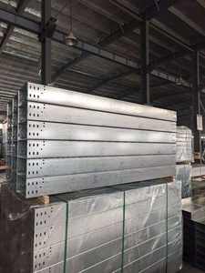 SS314/306 Système de gestion de plateau de goulotte de câble solide en aluminium galvanisé industriel avec une capacité élevée pour entrepôt d'usine - Product Image 2