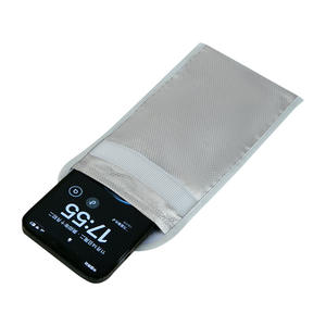 Bloqueur de Signal de téléphone portable étui de protection anti-rayonnement pochette IC carte magnétique empêcher la démagnétisation sac <span class=keywords><strong>Faraday</strong></span> anti-suivi - Product Image 2