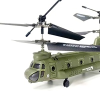 YYRC S026H 2.4Ghz çift pervane askeri taşıma uçak kapalı sabit yükseklik uzaktan kumanda RC helikopter uçak oyuncaklar