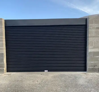 Portes de garage enroulables modernes en acier, électriques, à commande à distance, haute vitesse, anti-vent, anti-effraction, pour extérieur, Hanyu