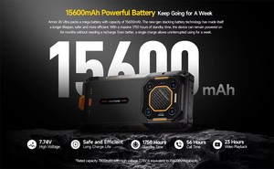 Ulefone Armor 26 Ultra, Smartphone Resistente con Octa Core, Pantalla LCD Impermeable, Carga Inversa, 15600mAh, 200MP, 12+512GB, 6.78 Pulgadas, 5G, Android - Product Image 4