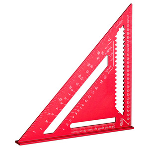 Regla Triangular Niu Xiang de 12 Pulgadas, Aleación de Aluminio Reforzada para Trabajos en Madera, con Escala Grabada con Láser y Doble Medición - Product Image 3