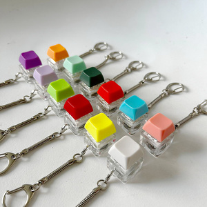 Biểu Tượng Tùy Chỉnh Đầy Màu Sắc Keycaps Keychain Trống Giải Nén Bàn Phím Fidget Đồ Chơi Nút Căng Thẳng Cứu Trợ Quà Tặng - Product Image 1