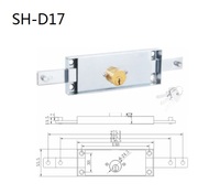 Accessoires de serrures de portes à volet roulant en aluminium