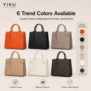Bolso de Mano de Marca de Cuero con LOGO Personalizado Fabricante de Diseño de Lujo Clásico Bolso Tote para Damas Inspirado en Diseñador para Mujer - Product Image 5