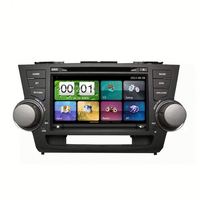 Reproductor de coche universal Android 2 Din con Radio Android Radio de coche reproductores Mp3/MP4 para Toyota HIGHLANDER/KLUGER 2007-2014