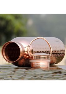 Decorative Printed Eco-Friendly Copper <b>Water</b> <b>Bottle</b> Premium Design Large Capacity Healthy Drinking <b>Bottle</b> for Home Travel Gift - Product Image 4