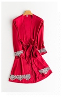 Nouvelle arrivée, robe de mariée rouge sexy pour usage commercial, nuisette, pyjama pour lune de miel