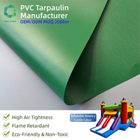 Rouleaux de tissu polyester enduit de PVC 1000D, haute étanchéité, imperméable, ignifuge, sur mesure, pour château gonflable