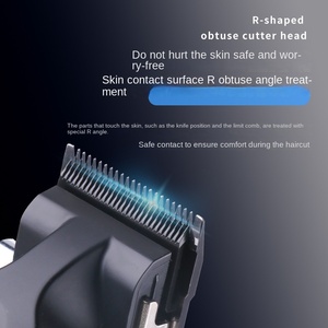 Pour <span class=keywords><strong>Kemei</strong></span> <span class=keywords><strong>KM</strong></span>-<span class=keywords><strong>2296</strong></span> cheveux rechargeables électriques pour tondeuse barbier lames réglables en acier inoxydable - Product Image 4
