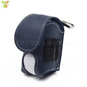 Bolsa Portátil para Pelotas de Golf, Hecha de Cuero PU, con Soporte para Pelotas y Soporte para Tees - Product Image 4