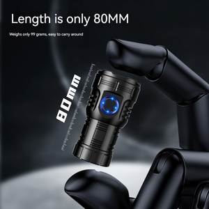 Hoge Kwaliteit Groothandel Mini Led Sterk Licht Universele Handige Kleine Multifunctionele Oplaadbare Zaklamp