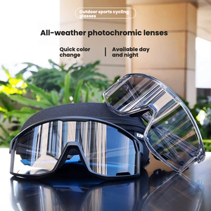 <span class=keywords><strong>Gafas</strong></span> de Ciclismo <span class=keywords><strong>Fotocromáticas</strong></span> de Marco Completo <span class=keywords><strong>KAPVOE</strong></span>, Estilo Nuevo, para Montañismo, Correr, Deportes, Senderismo, Resistentes al Viento, para Bicicleta de Carretera, Unisex - Product Image 4