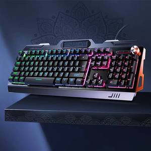 Populaire Ergonomie Rgb Backlit 104 Toetsen Bedrade Gaming Toetsenbord Muis Combo Met Pc <span class=keywords><strong>Computer</strong></span> Case - Product Image 1