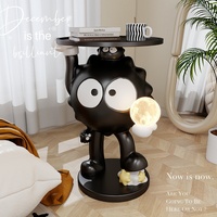 Meuble TV de salon créatif, étagère latérale décorative en forme de boule de charbon, rangement moderne et simple, cadeau de pendaison de crémaillère BJ2286
