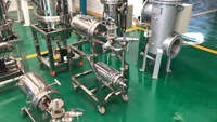 Nouvelle presse à filtre manuelle portable en acier inoxydable de petite taille pour micro-brasserie