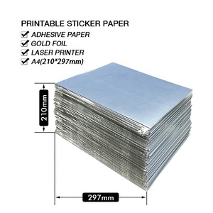 <span class=keywords><strong>Etichette</strong></span> Adesive Stampabili in <span class=keywords><strong>Fogli</strong></span> Completi Compatibili con Stampanti a Getto d'Inchiostro e Laser, Carta Adesiva Vinilica Impermeabile A4 - Product Image 4