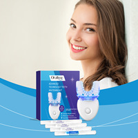 Kit de Blanqueamiento Dental LED con 3 Geles de Peróxido de Carbamida, Tratamiento No Sensible de 10 Minutos, Elimina Manchas de Café, Vino y Cigarrillos