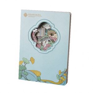 3D Three-Dimensional Hollowed-Out A5 Thick Custom Business Logo Notebook Set Gift <b>Notepad</b> Production - Product Image 5
