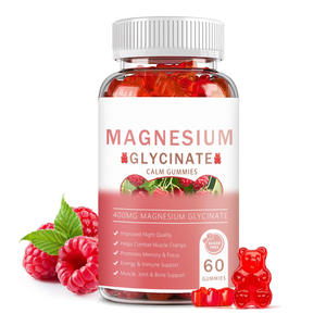 Gummies de magnésium glycinate et malate sans sucre en marque propre, magnésium bisglycinate + magnésium malate - Product Image 1
