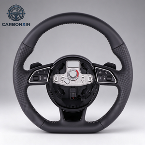 Volant en fibre de carbone forgé sur mesure pour Audi A4 A4L B7 A6L C6 A3 8P Sportback TT 8N MK1 Rs7 Rs5 S3 A7 8v S4 B9 B8 S5 Rs6 - Product Image 1